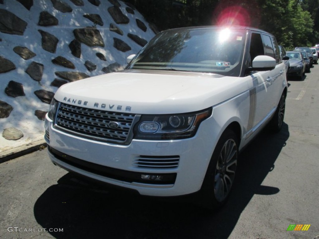 2015 Range Rover Autobiography - Fuji White / Ebony photo #9