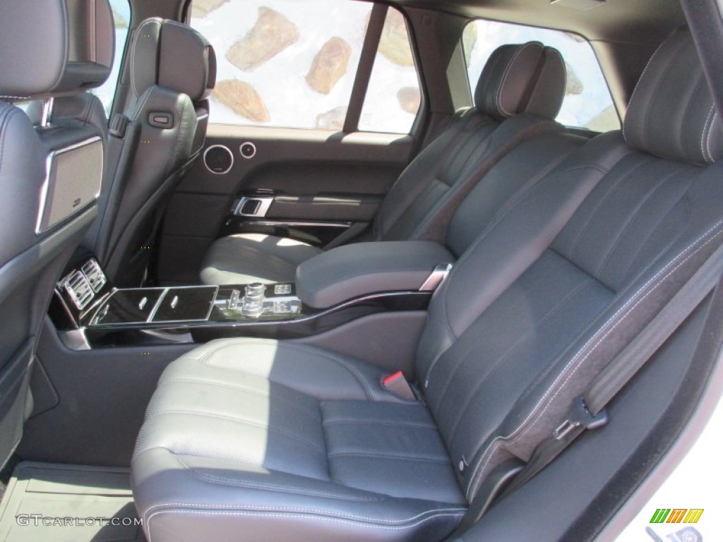 Ebony Interior 2015 Land Rover Range Rover Autobiography Photo #105786759