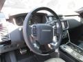 Ebony 2015 Land Rover Range Rover Autobiography Steering Wheel