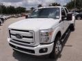 2015 Oxford White Ford F350 Super Duty Lariat Crew Cab 4x4 DRW  photo #15