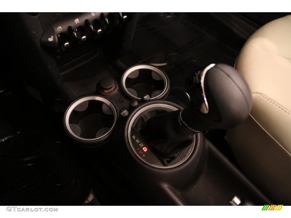 2011 Cooper Convertible - British Racing Green II / Gravity Polar Beige Leather photo #12