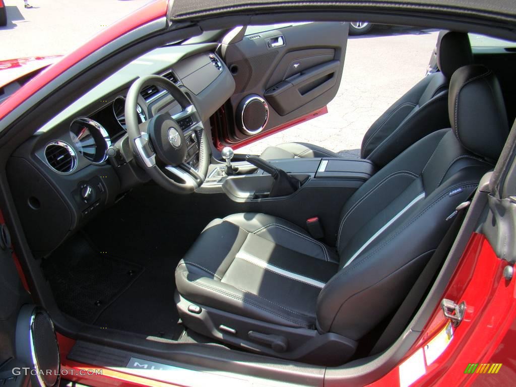 2010 Mustang GT Premium Convertible - Red Candy Metallic / Charcoal Black/Cashmere photo #27