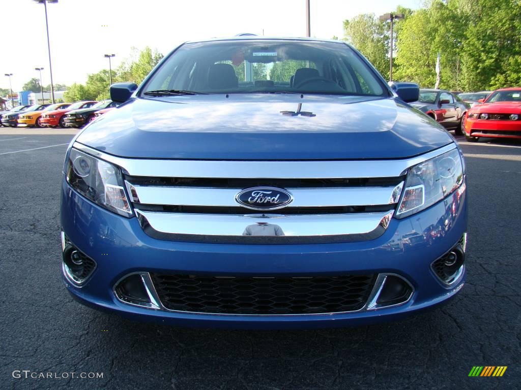 2010 Fusion Sport - Sport Blue Metallic / Charcoal Black/Sport Blue photo #7