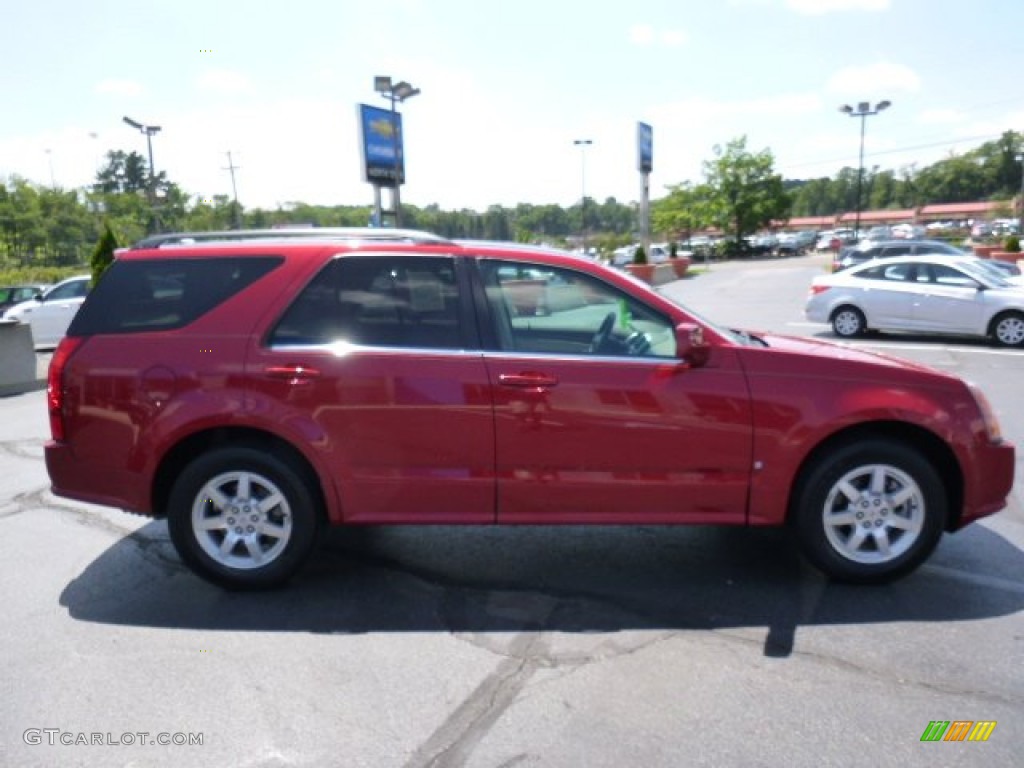 2008 SRX 4 V6 AWD - Crystal Red / Cashmere/Cocoa photo #6