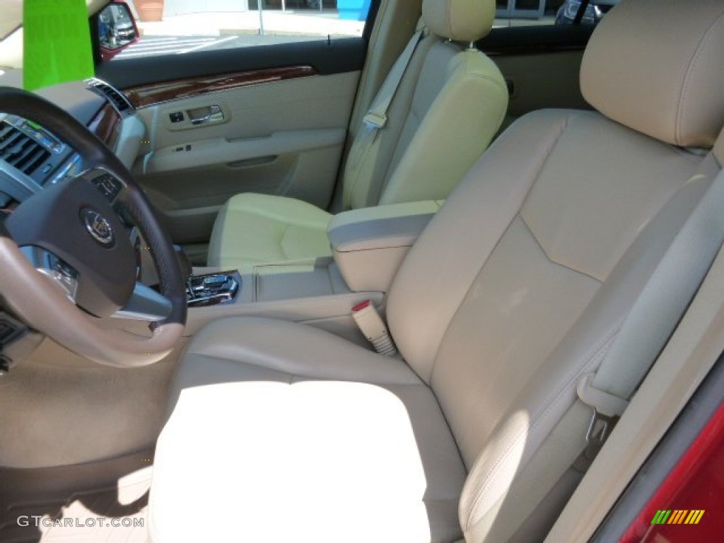 2008 SRX 4 V6 AWD - Crystal Red / Cashmere/Cocoa photo #13