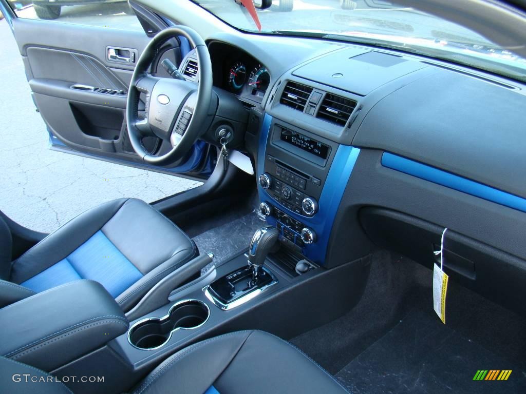 2010 Fusion Sport - Sport Blue Metallic / Charcoal Black/Sport Blue photo #13