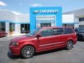 Deep Cherry Red Crystal Pearl 2014 Chrysler Town & Country S