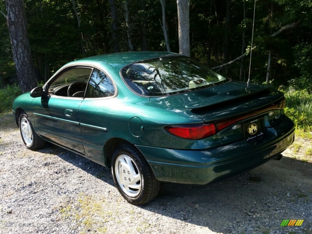 2001 Escort ZX2 Coupe - Tropic Green Metallic / Medium Prairie Tan photo #6