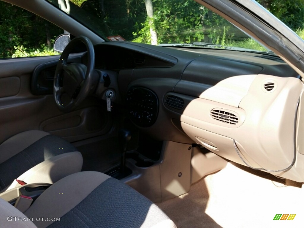 2001 Escort ZX2 Coupe - Tropic Green Metallic / Medium Prairie Tan photo #11