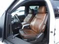 Platinum Unique Pecan Leather Front Seat Photo for 2013 Ford F150 #105797718
