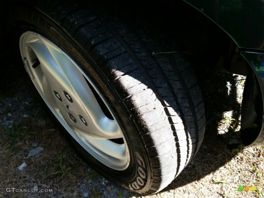 2001 Escort ZX2 Coupe - Tropic Green Metallic / Medium Prairie Tan photo #20