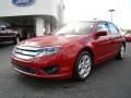 2010 Sangria Red Metallic Ford Fusion SE  photo #6