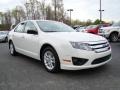 2010 White Suede Ford Fusion S  photo #1
