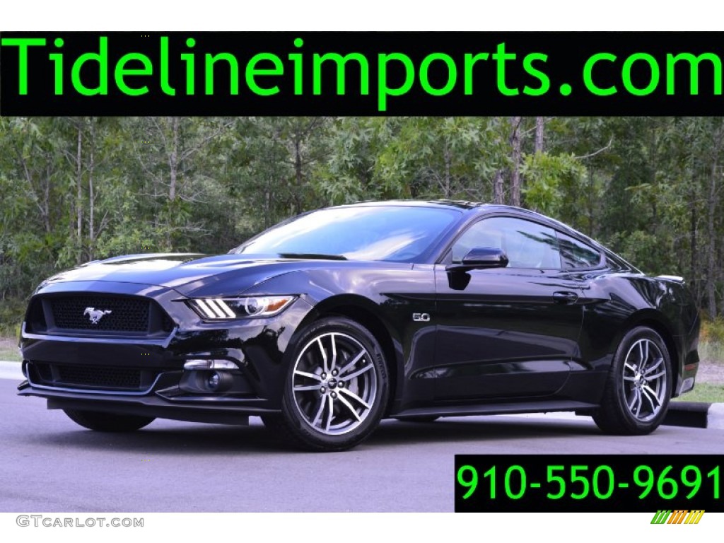 2015 Mustang GT Coupe - Black / Ceramic photo #1