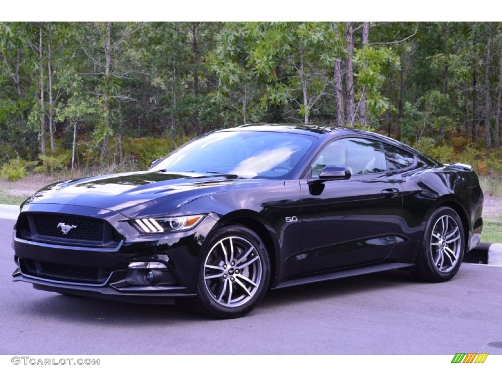 Black 2015 Ford Mustang GT Coupe Exterior Photo #105799743