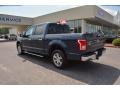 2015 Blue Jeans Metallic Ford F150 XLT SuperCrew  photo #7
