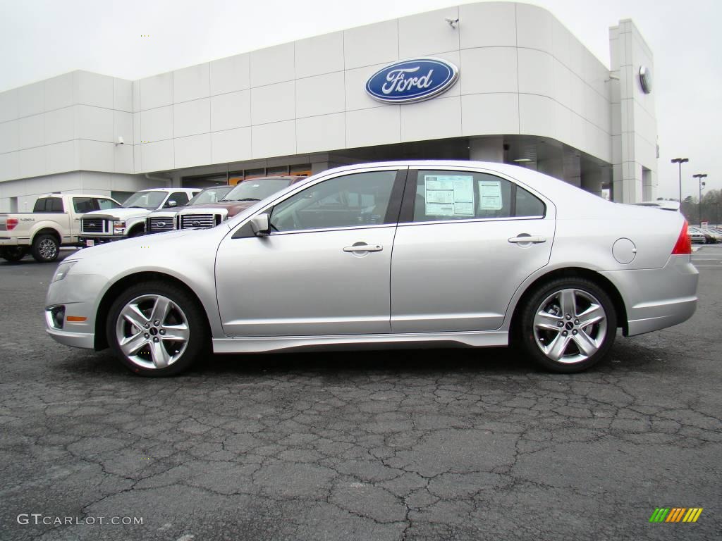 2010 Fusion Sport - Brilliant Silver Metallic / Charcoal Black/Sport Black photo #5