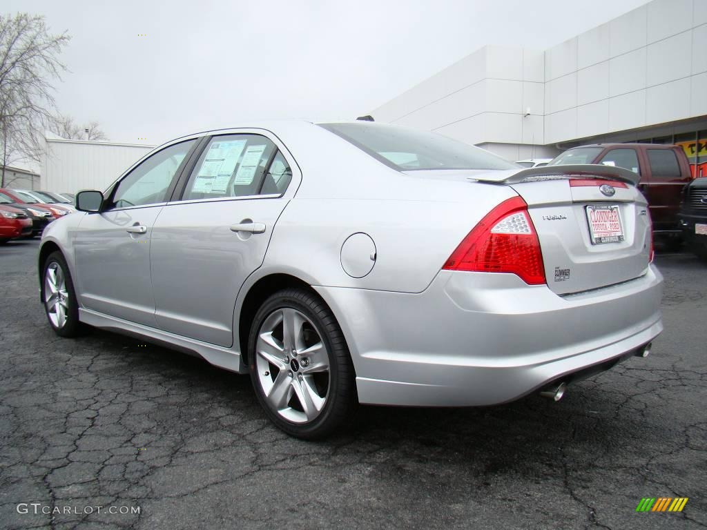 2010 Fusion Sport - Brilliant Silver Metallic / Charcoal Black/Sport Black photo #31