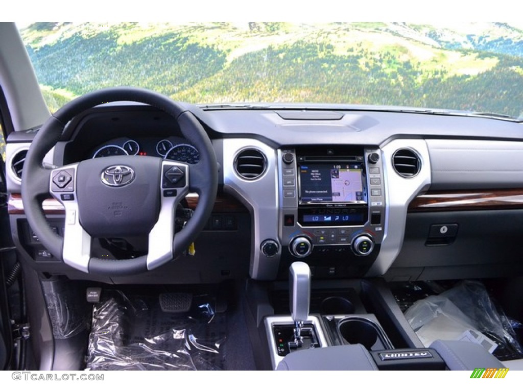 2015 Toyota Tundra Limited CrewMax 4x4 Graphite Dashboard Photo #105802644