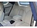 2014 Maserati GranTurismo Pearl Beige Interior Rear Seat Photo