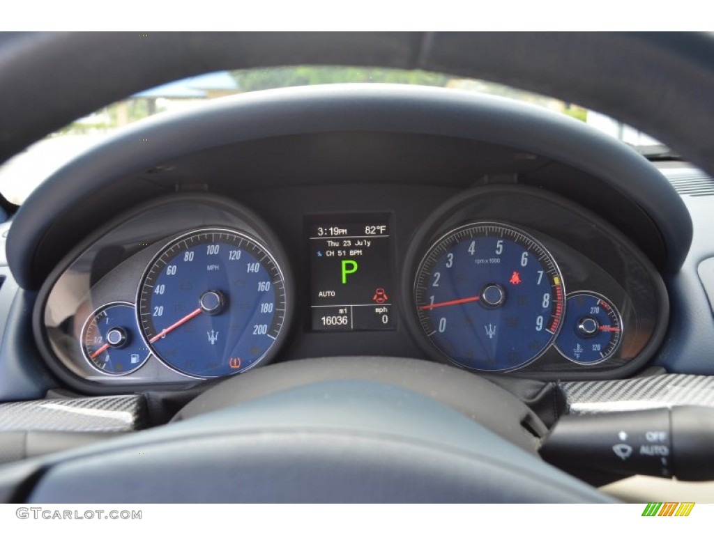 2014 Maserati GranTurismo MC Coupe Gauges Photo #105804399