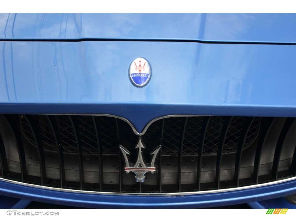 2014 GranTurismo MC Coupe - Blu Mediterraneo (Blue Metallic) / Pearl Beige photo #28