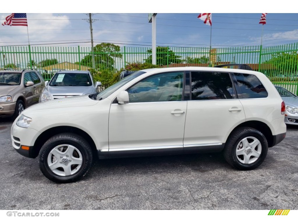 Campanella White 2004 Volkswagen Touareg V6 Exterior Photo #105804567