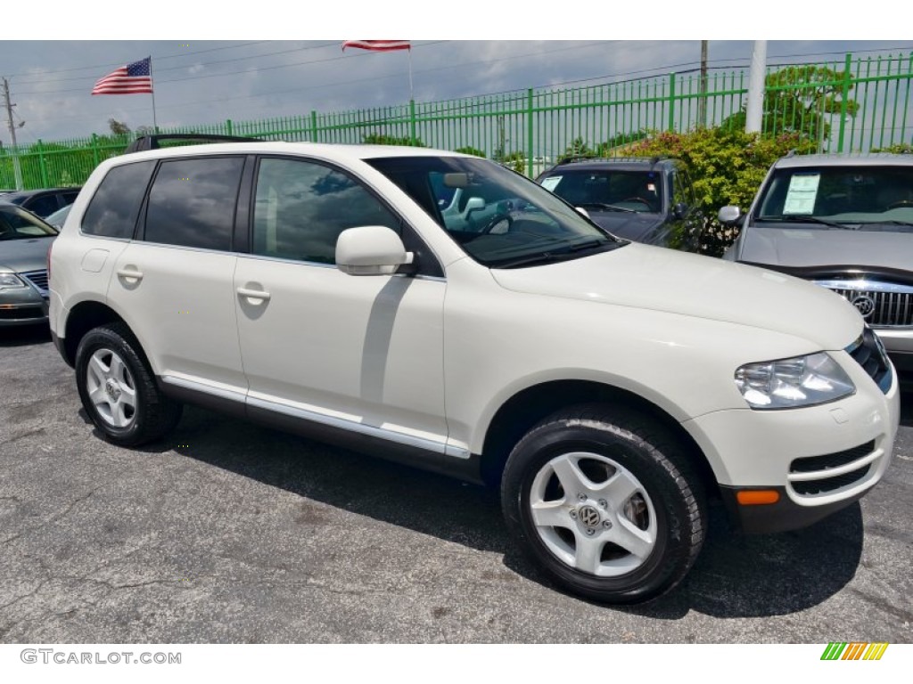 Campanella White 2004 Volkswagen Touareg V6 Exterior Photo #105804819