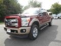 2014 Vermillion Red Ford F350 Super Duty King Ranch Crew Cab 4x4  photo #3
