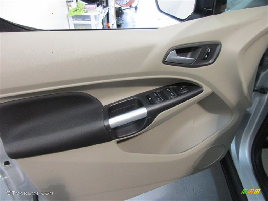 2015 Ford Transit Connect XLT Wagon Medium Stone Cloth Door Panel Photo #105807254