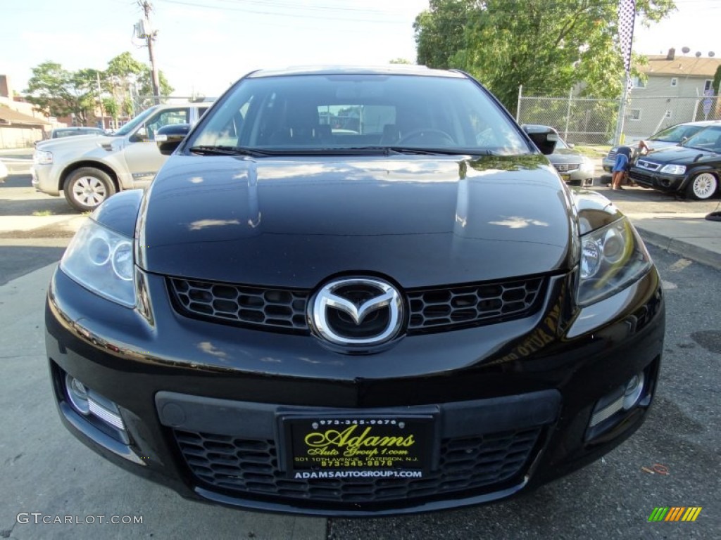 2009 CX-7 Grand Touring AWD - Brilliant Black / Black photo #2