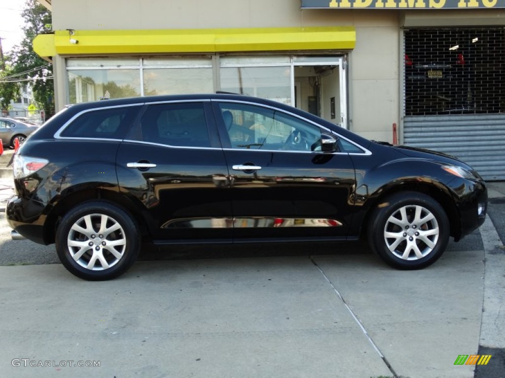 2009 CX-7 Grand Touring AWD - Brilliant Black / Black photo #4