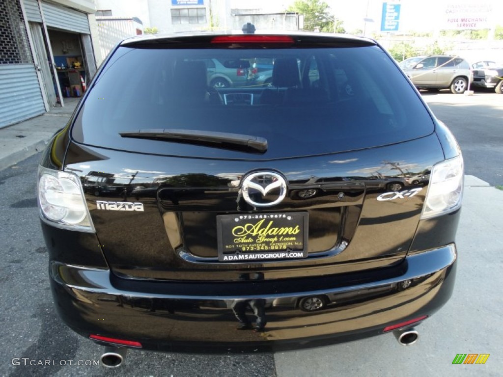 2009 CX-7 Grand Touring AWD - Brilliant Black / Black photo #6