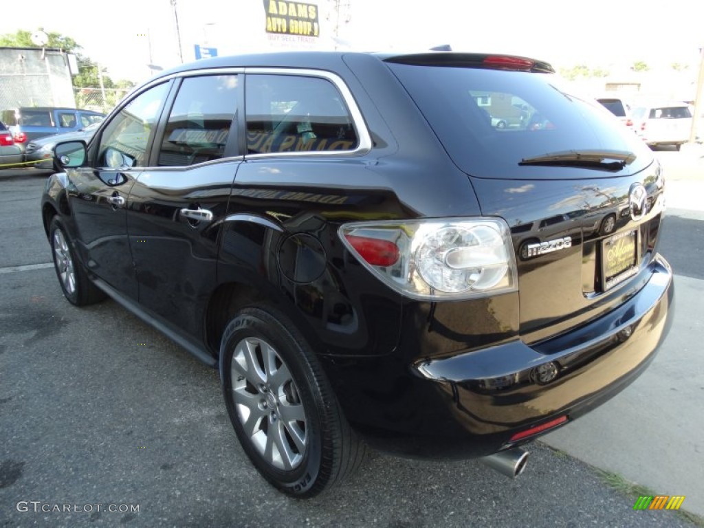 2009 CX-7 Grand Touring AWD - Brilliant Black / Black photo #7