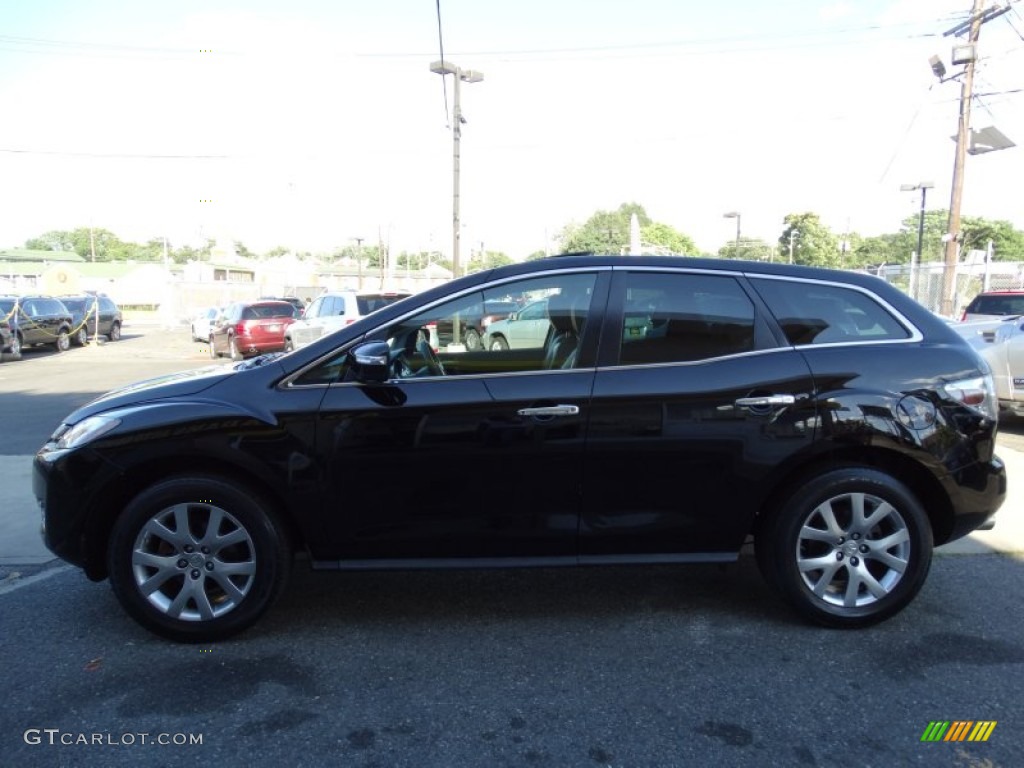 2009 CX-7 Grand Touring AWD - Brilliant Black / Black photo #8