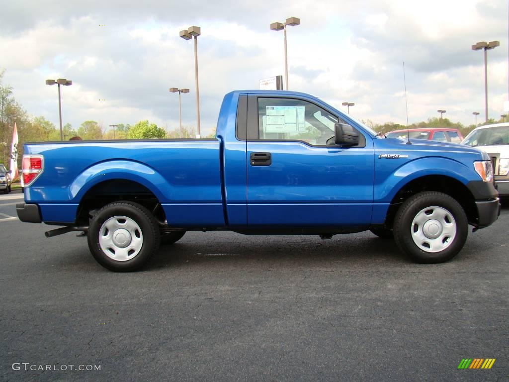 Blue Flame Metallic 2009 Ford F150 XL Regular Cab Exterior Photo #10580753