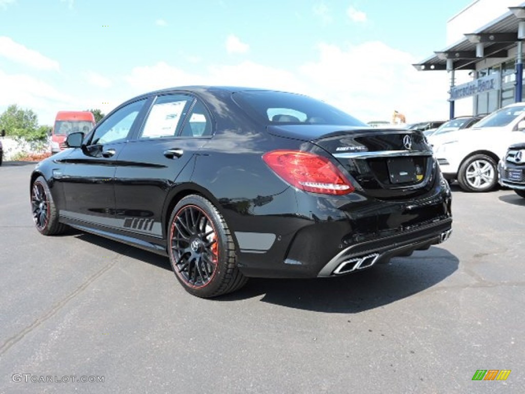 2015 C 63 AMG Coupe - Obsidian Black Metallic / Black photo #1