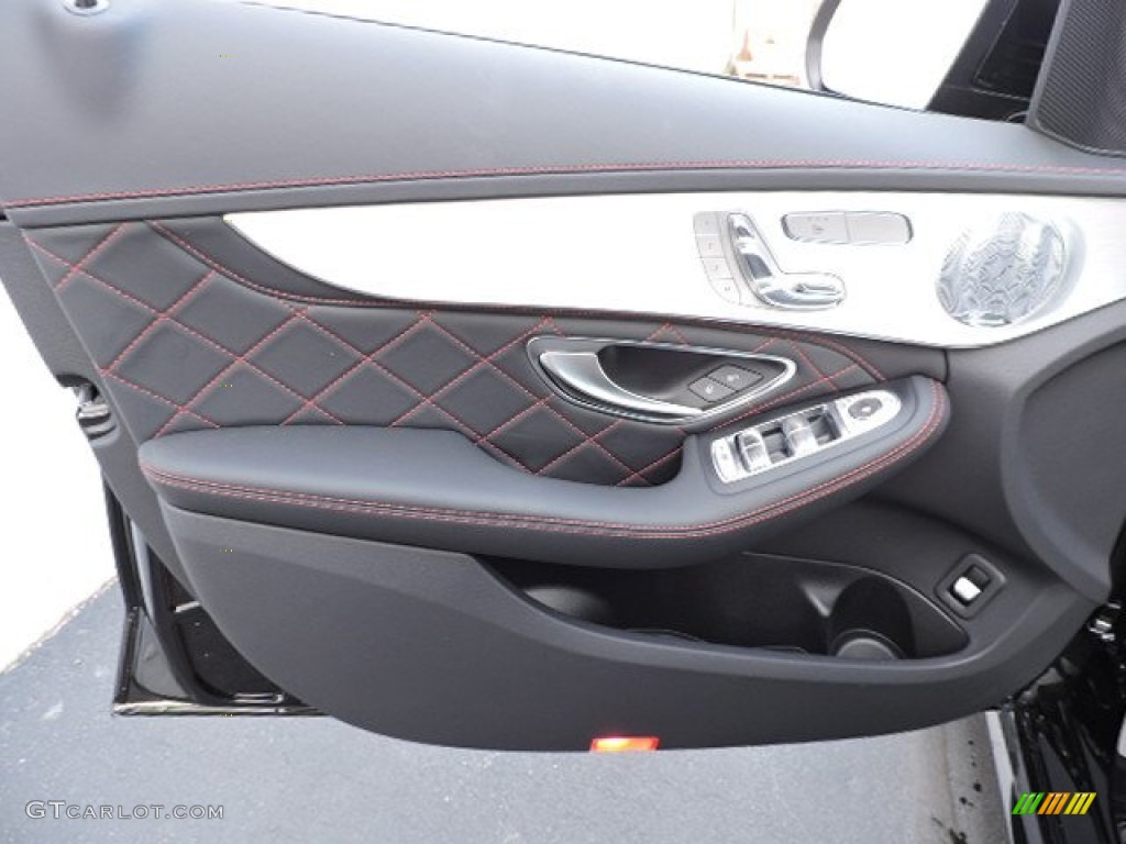 2015 Mercedes-Benz C 63 AMG Coupe Black Door Panel Photo #105809034