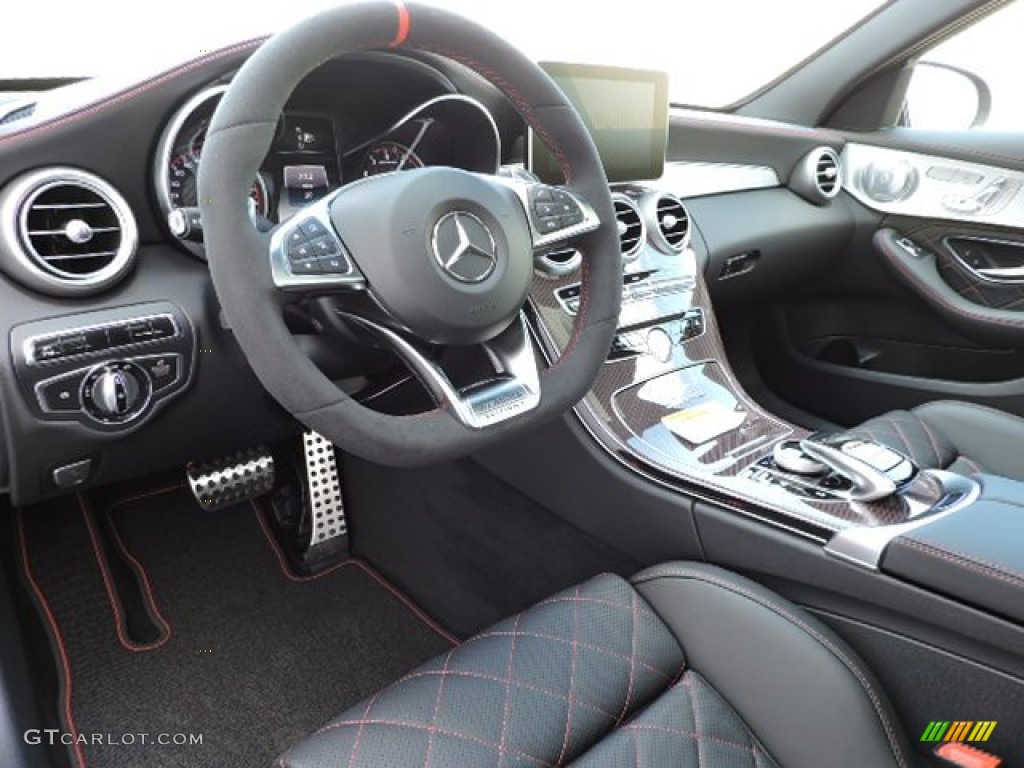 2015 C 63 AMG Coupe - Obsidian Black Metallic / Black photo #19