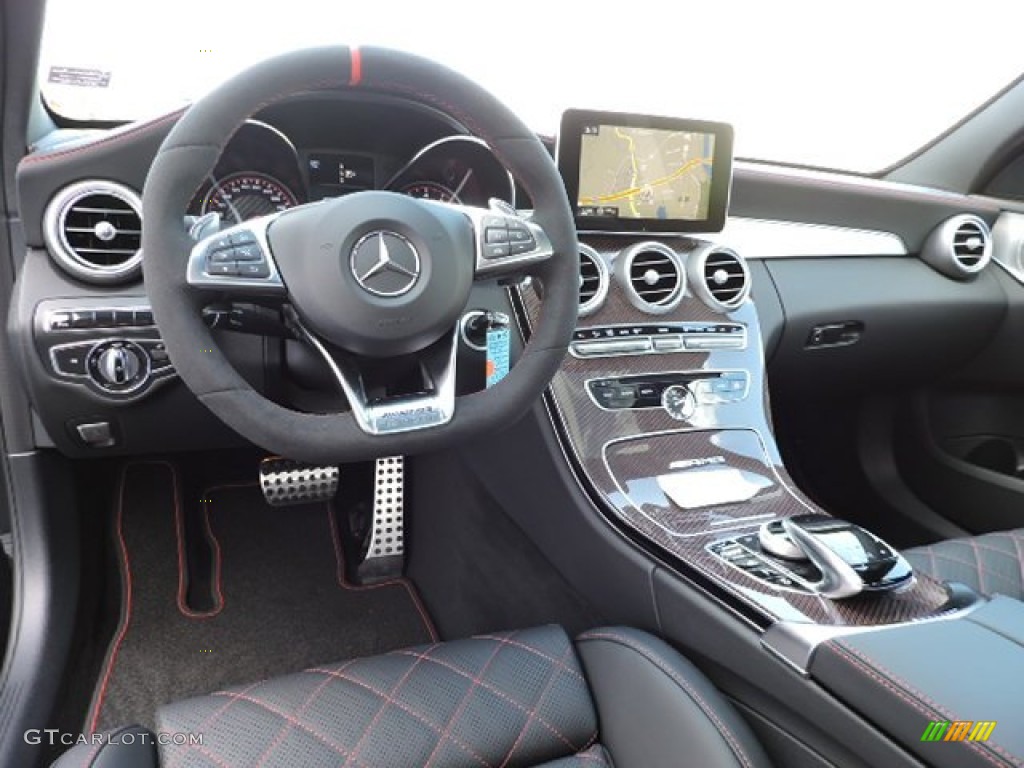 2015 Mercedes-Benz C 63 AMG Coupe Black Dashboard Photo #105809092