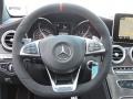 2015 Mercedes-Benz C Black Interior Steering Wheel Photo