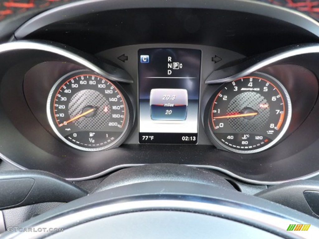 2015 Mercedes-Benz C 63 AMG Coupe Gauges Photo #105809105