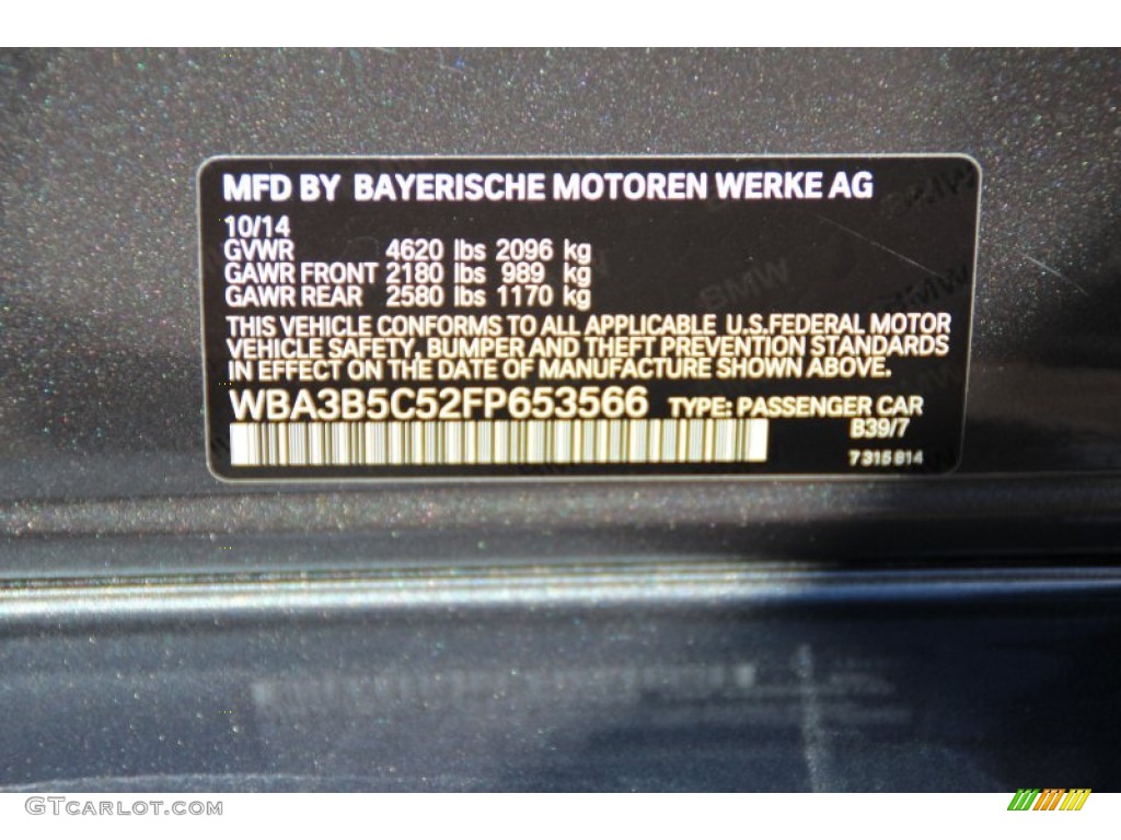 2015 3 Series 328i xDrive Sedan - Mineral Grey Metallic / Black photo #35