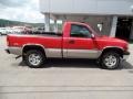 2002 Victory Red Chevrolet Silverado 1500 LS Regular Cab 4x4  photo #4