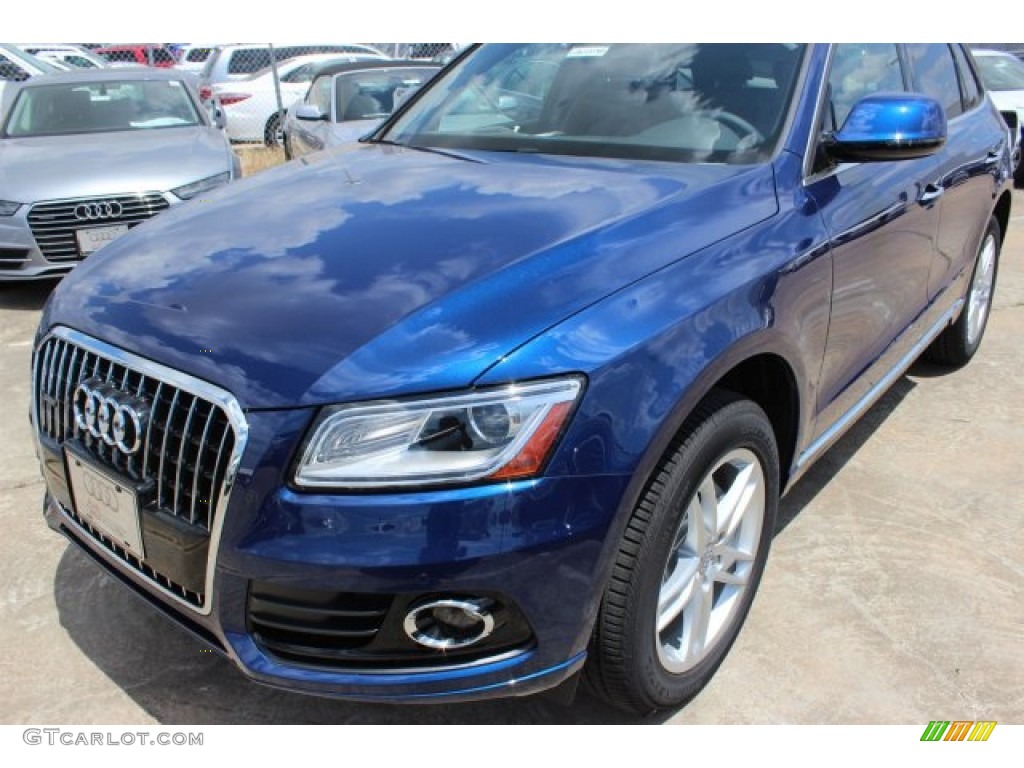 2016 Q5 2.0 TFSI Premium Plus quattro - Scuba Blue Metallic / Chestnut Brown photo #3