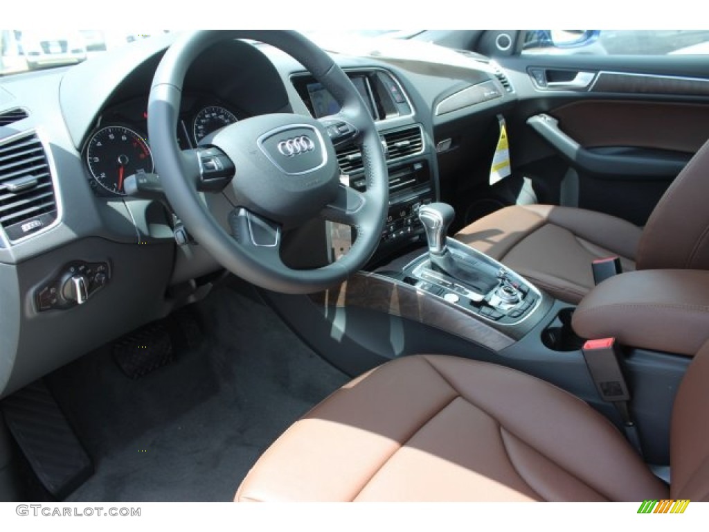 2016 Q5 2.0 TFSI Premium Plus quattro - Scuba Blue Metallic / Chestnut Brown photo #15