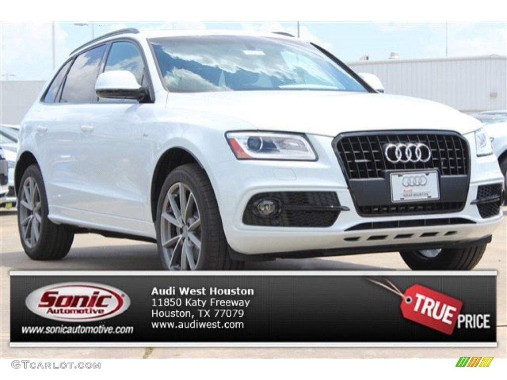 2016 Q5 3.0 TFSI Premium Plus quattro - Glacier White Metallic / Black photo #1
