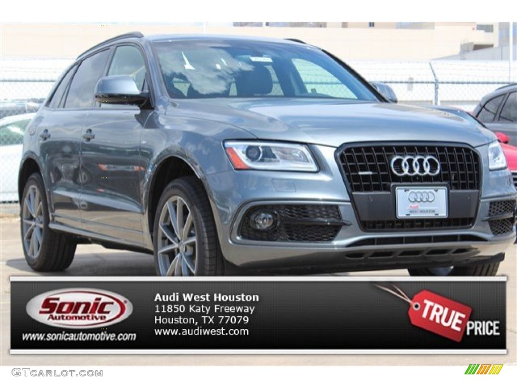 2016 Q5 3.0 TFSI Premium Plus quattro - Monsoon Gray Metallic / Black photo #1