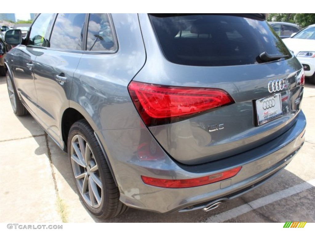 2016 Q5 3.0 TFSI Premium Plus quattro - Monsoon Gray Metallic / Black photo #6