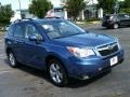 2015 Quartz Blue Pearl Subaru Forester 2.5i Premium  photo #3